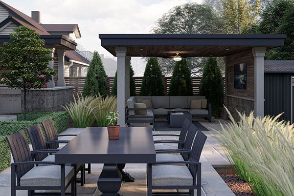 cabana and patio landscape render design cabana and patio landscape render design