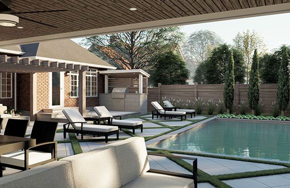 landscape design 3d render landscape design 3d render